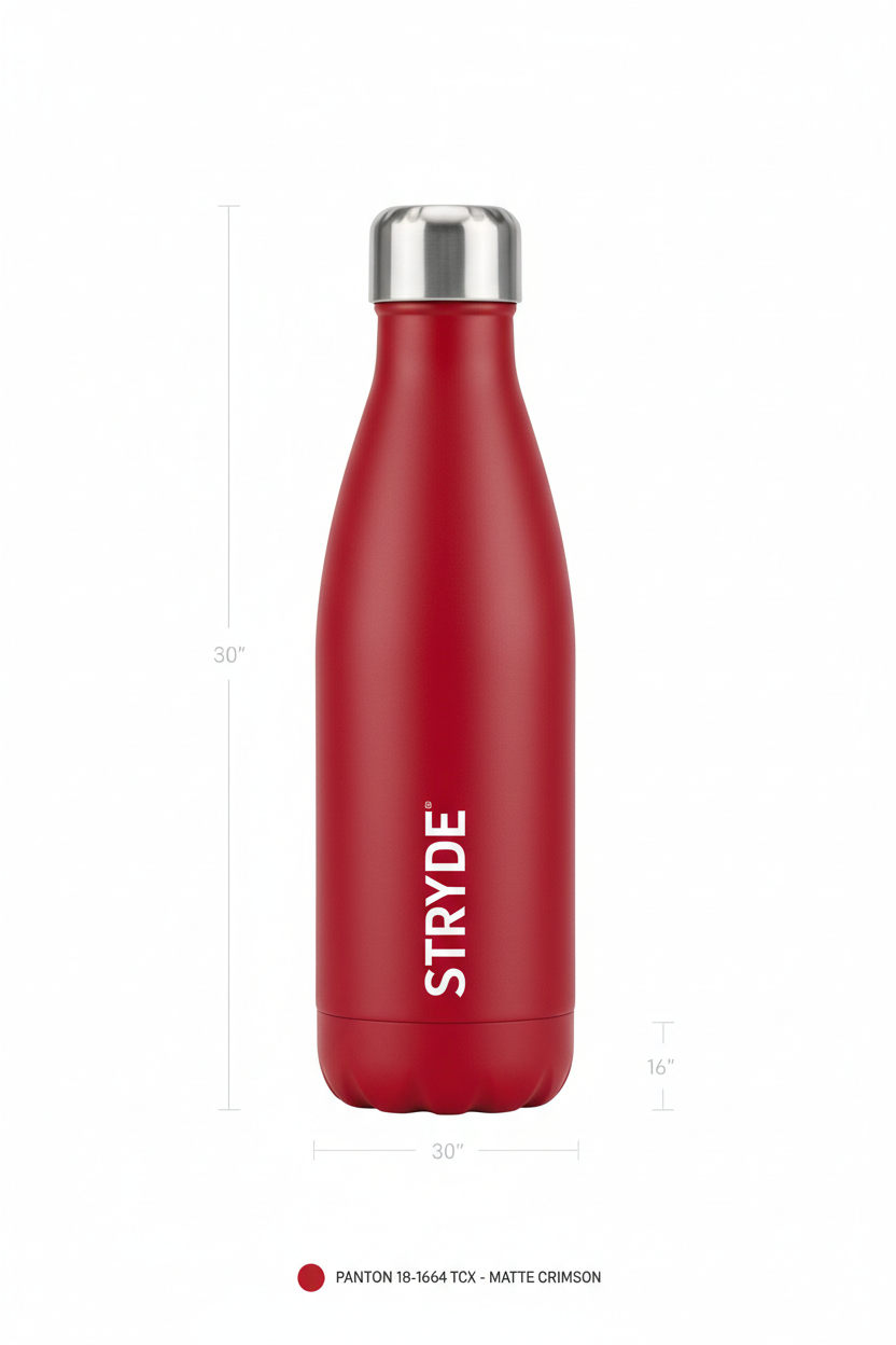 STRYDE™ Holiday 2026 Crimson Red Collector's Edition No. 2 of 4 design reference