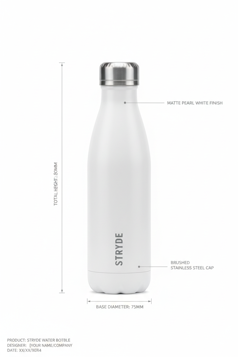 STRYDE™ Holiday 2026 Pearl White Collector's Edition No. 3 of 4 design reference